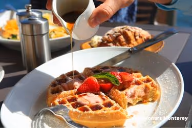 Waffles at Schooners Monterey