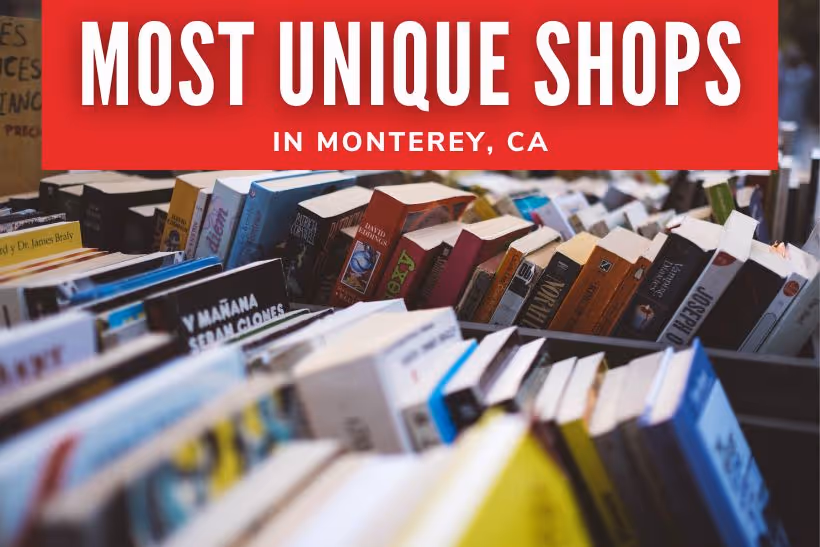 The Most Unique Shops in Monterey, CA - Books
