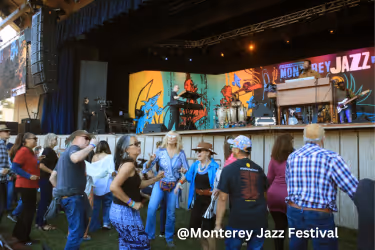 Stage Closeup at Monterey Jazz Festival