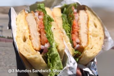 Vegan Chicken Sandwich from 3 Mundos