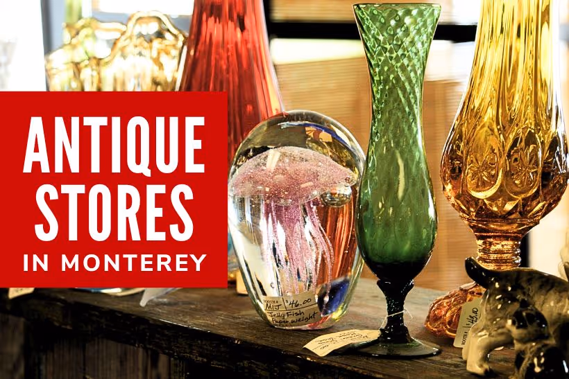 Antique Stores in Monterey - Antique glassware