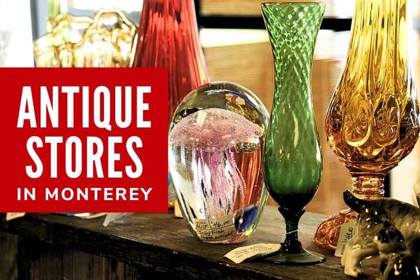 Antique Stores in Monterey - Antique glassware