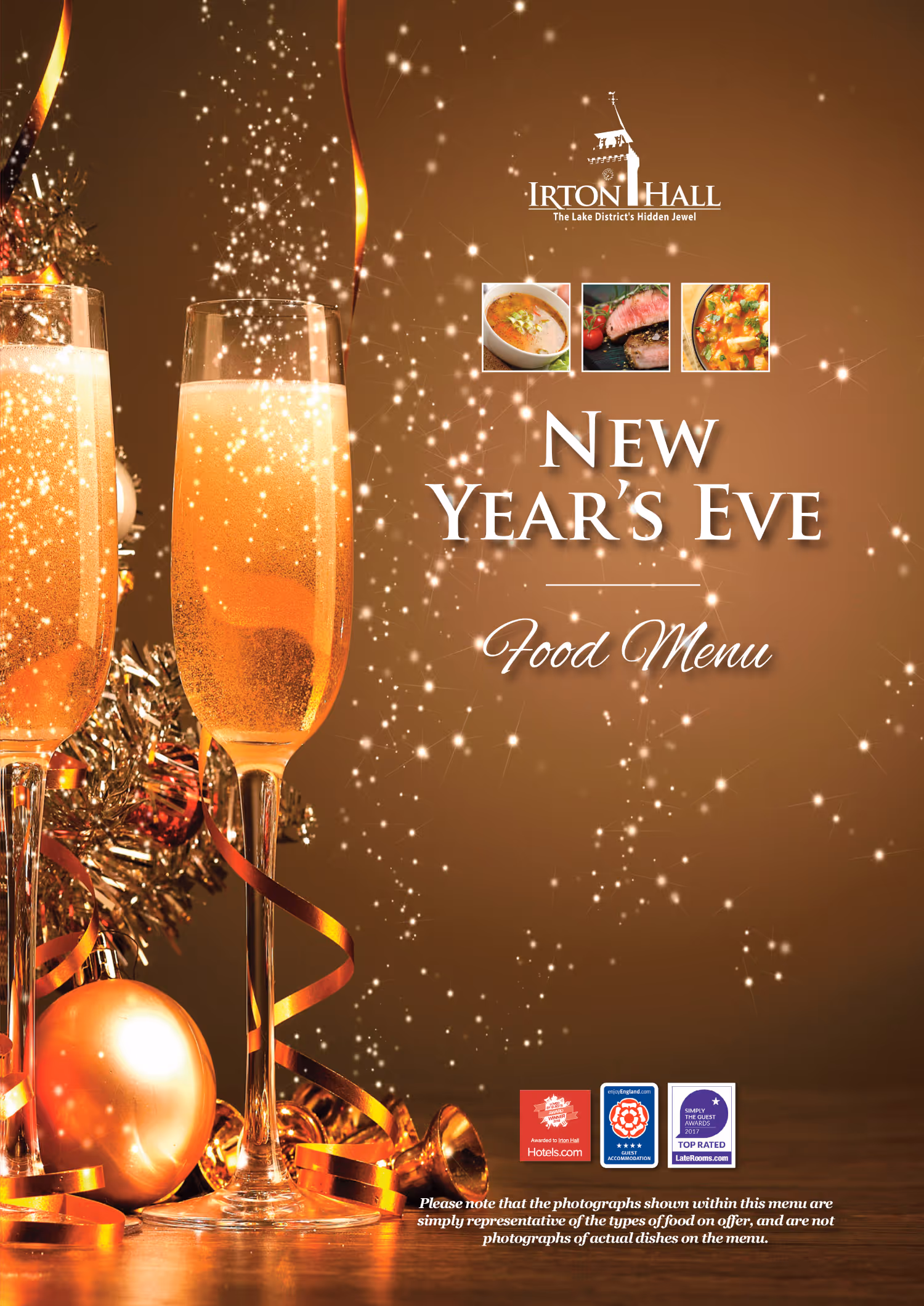 Irton Hall Christamas Party Menu 2019