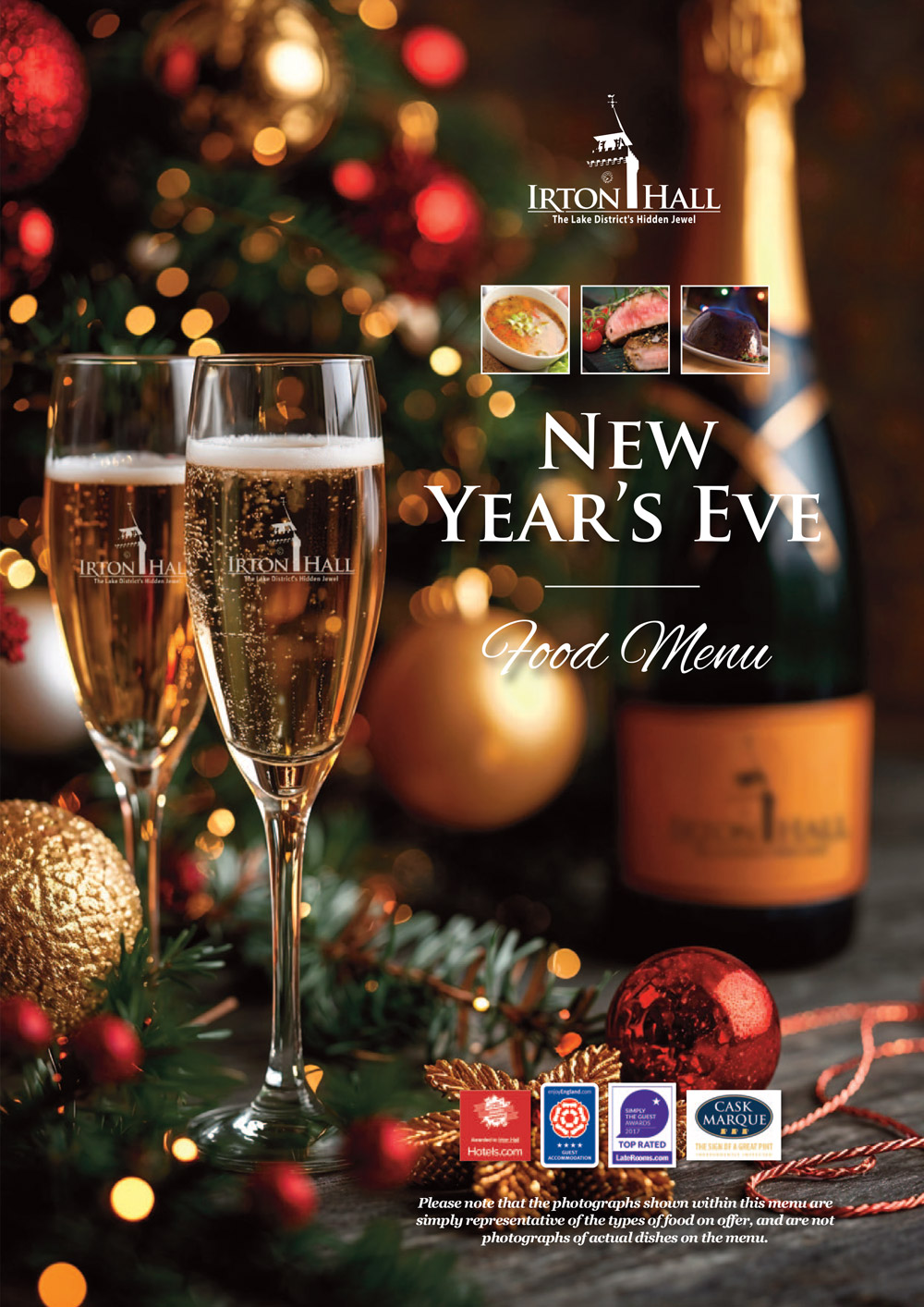 Irton Hall Christamas Party Menu 2019