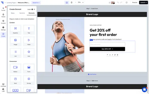 Shopify Landing Page Builder