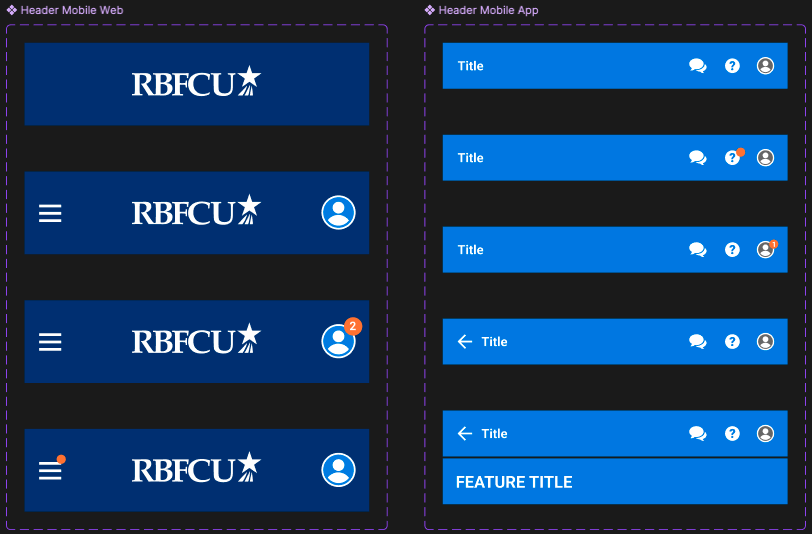 RBFCU Figma Library Teaser