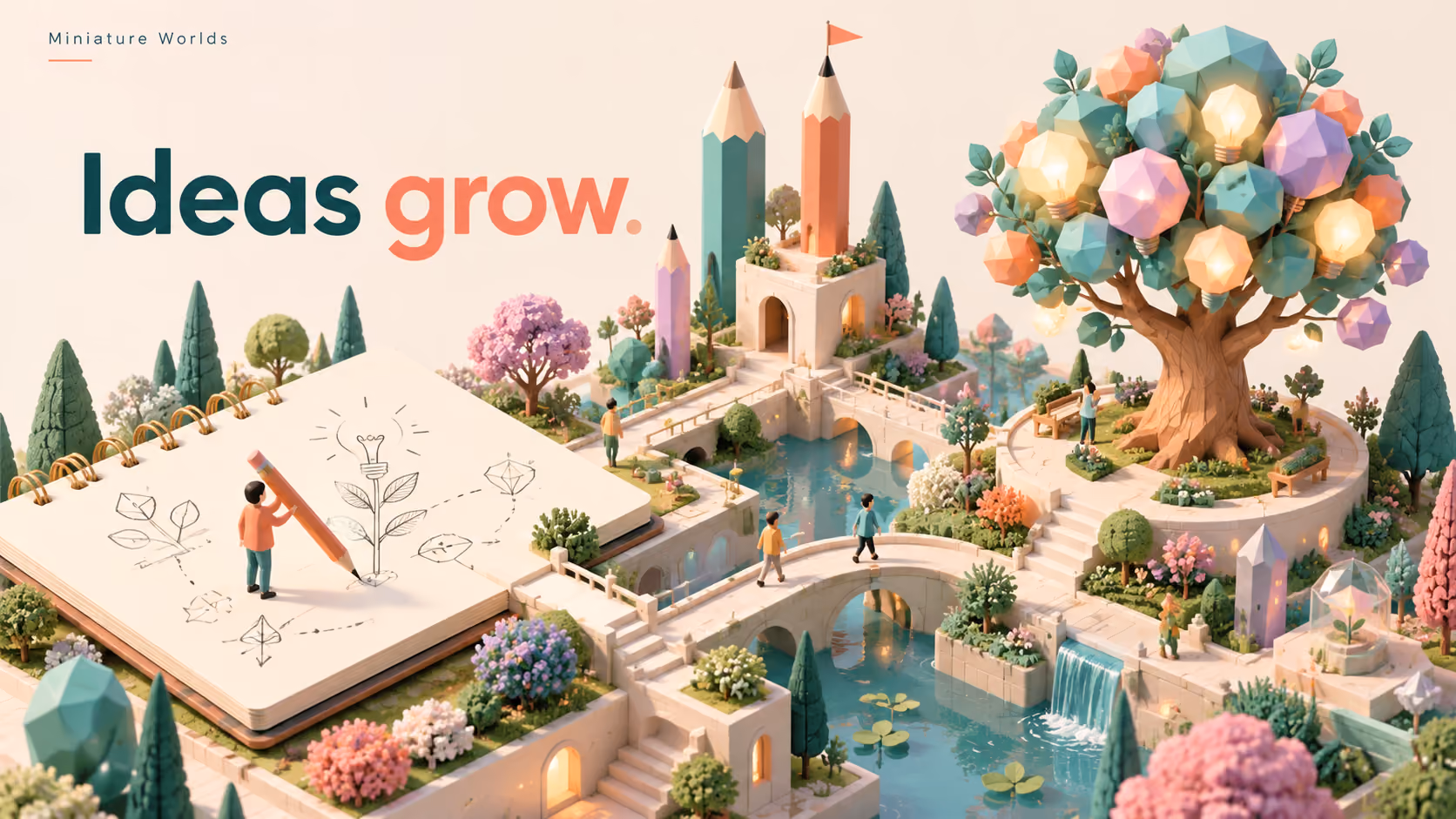 Miniature Worlds — Isometric style example