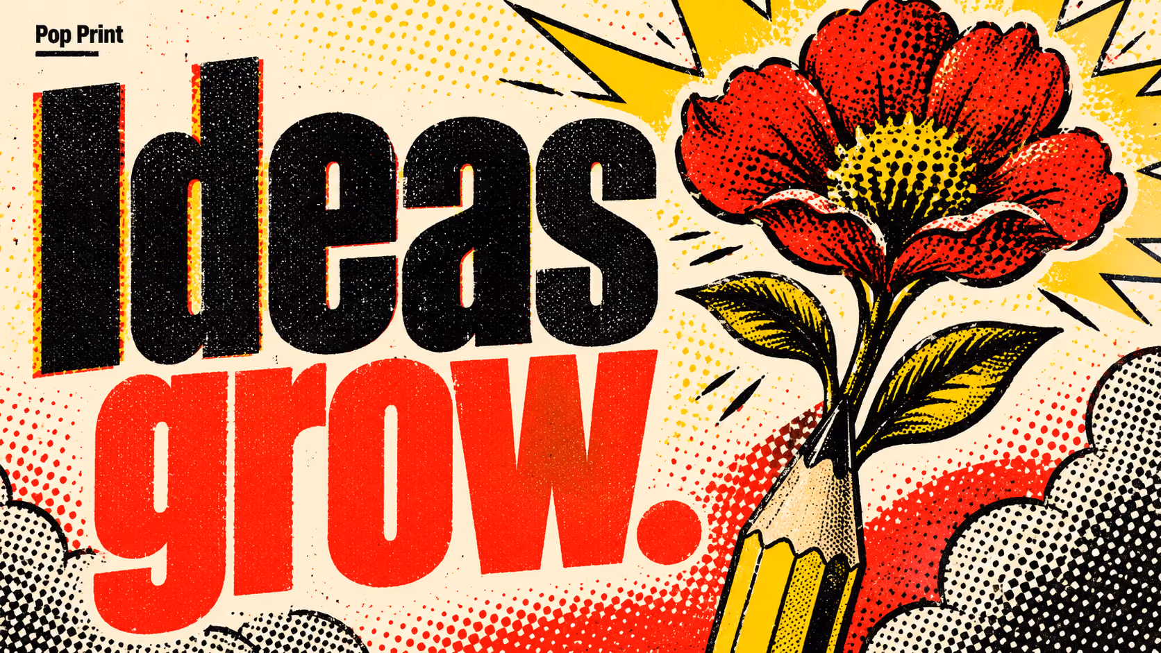 Pop Print — Halftone style example