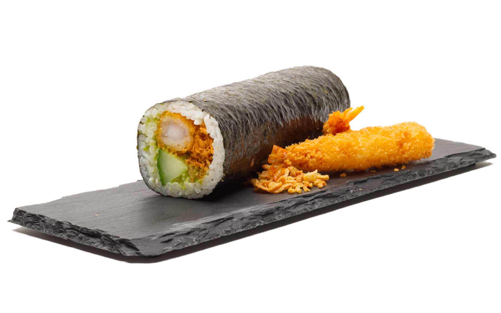 Fūdo signature menu on a wooden board with a milkshake and a fork
