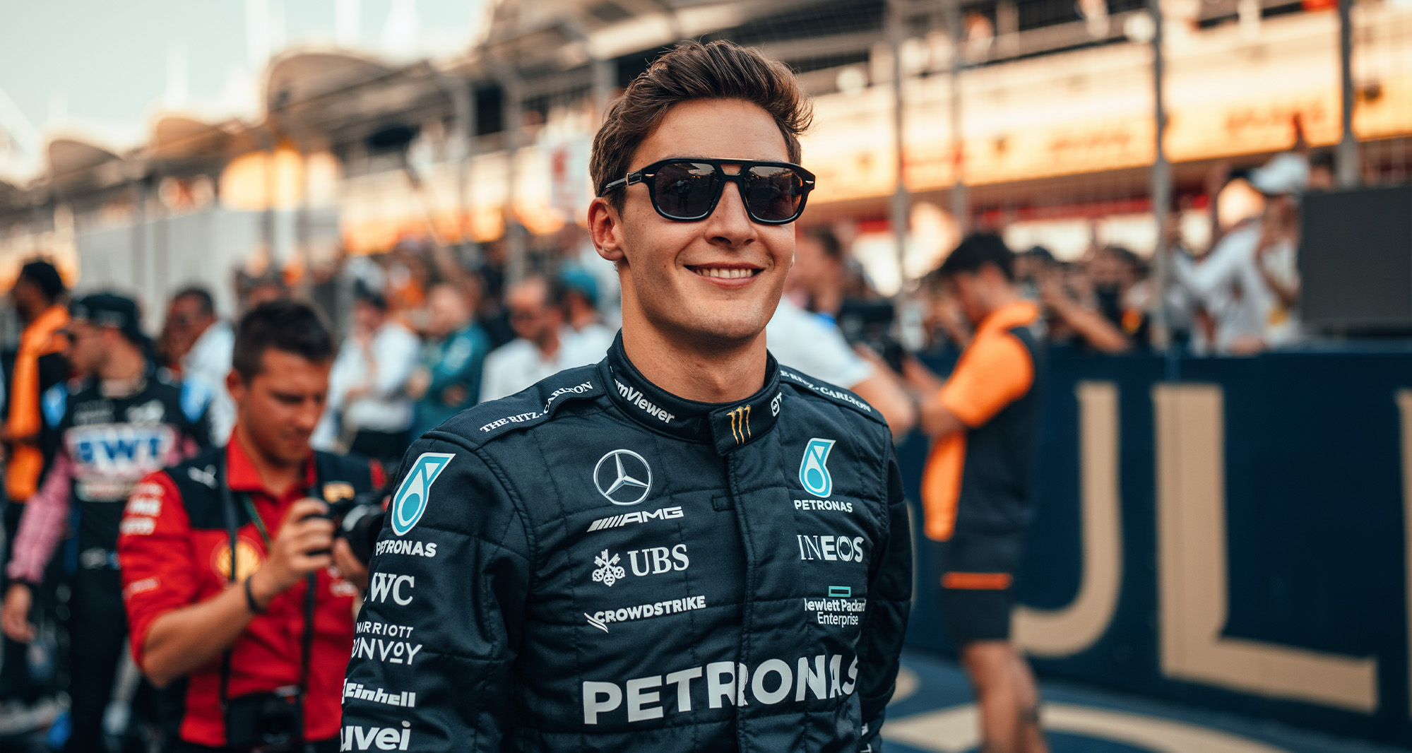 George Russell P7 in 2023 F1 Bahrain opener