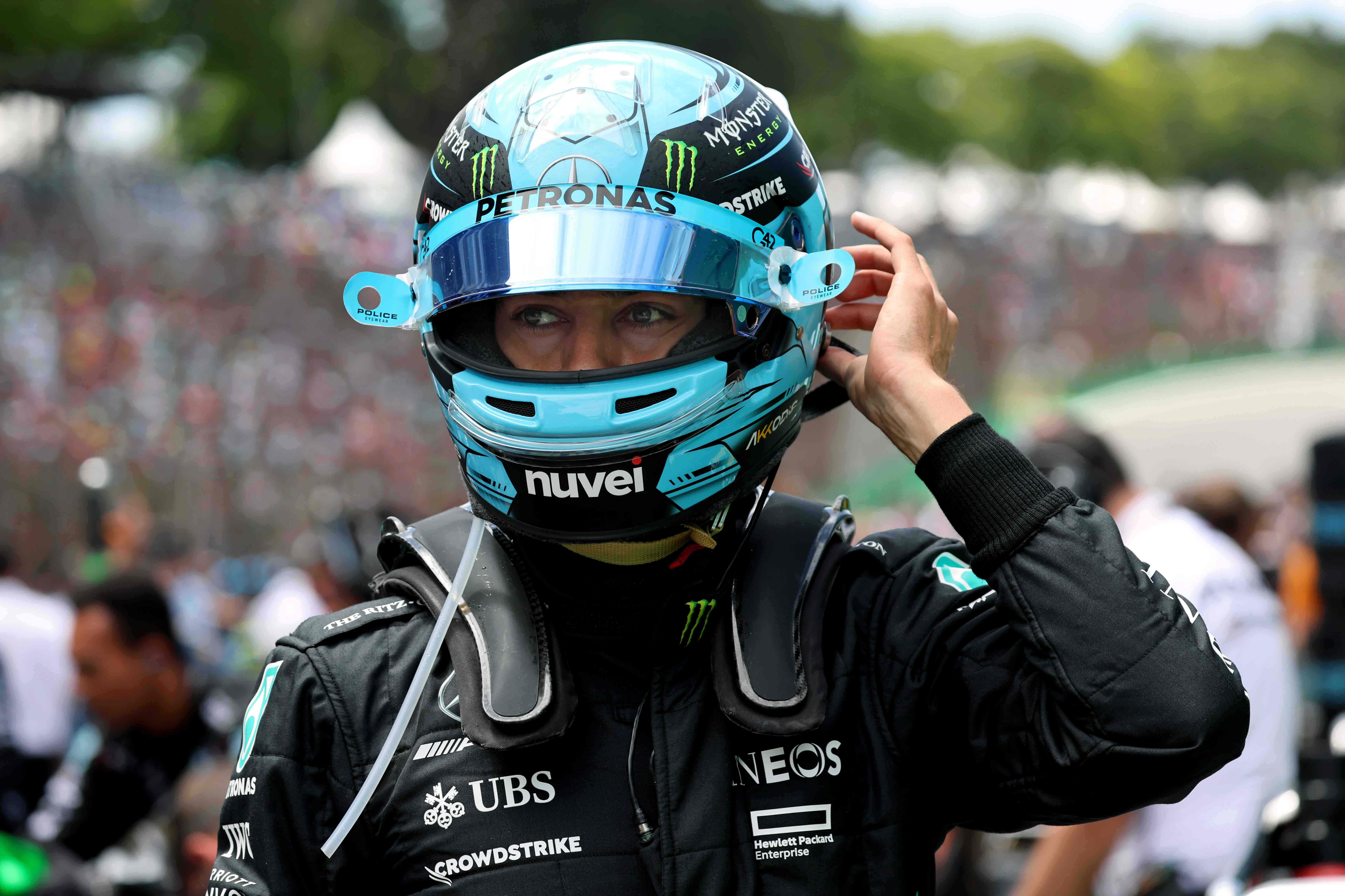 George Russell narrowly misses out on Sprint podium before retiring from  Sao Paulo Grand Prix