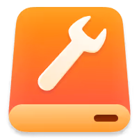 Orange rectangular icon with a white wrench symbol above a horizontal bar.