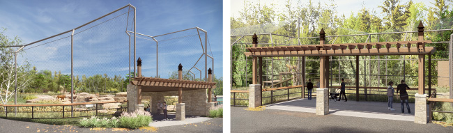 Two proposed photos of Tiger Falls