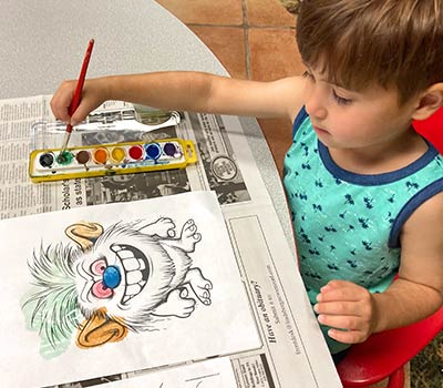 Event at picnic shelter