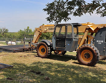 Tiger Falls construction photo