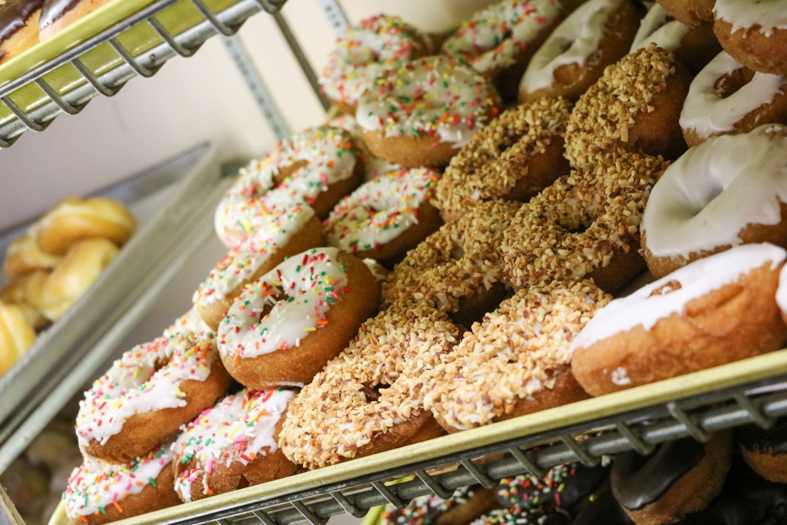 Tray of donuts from Schneider's