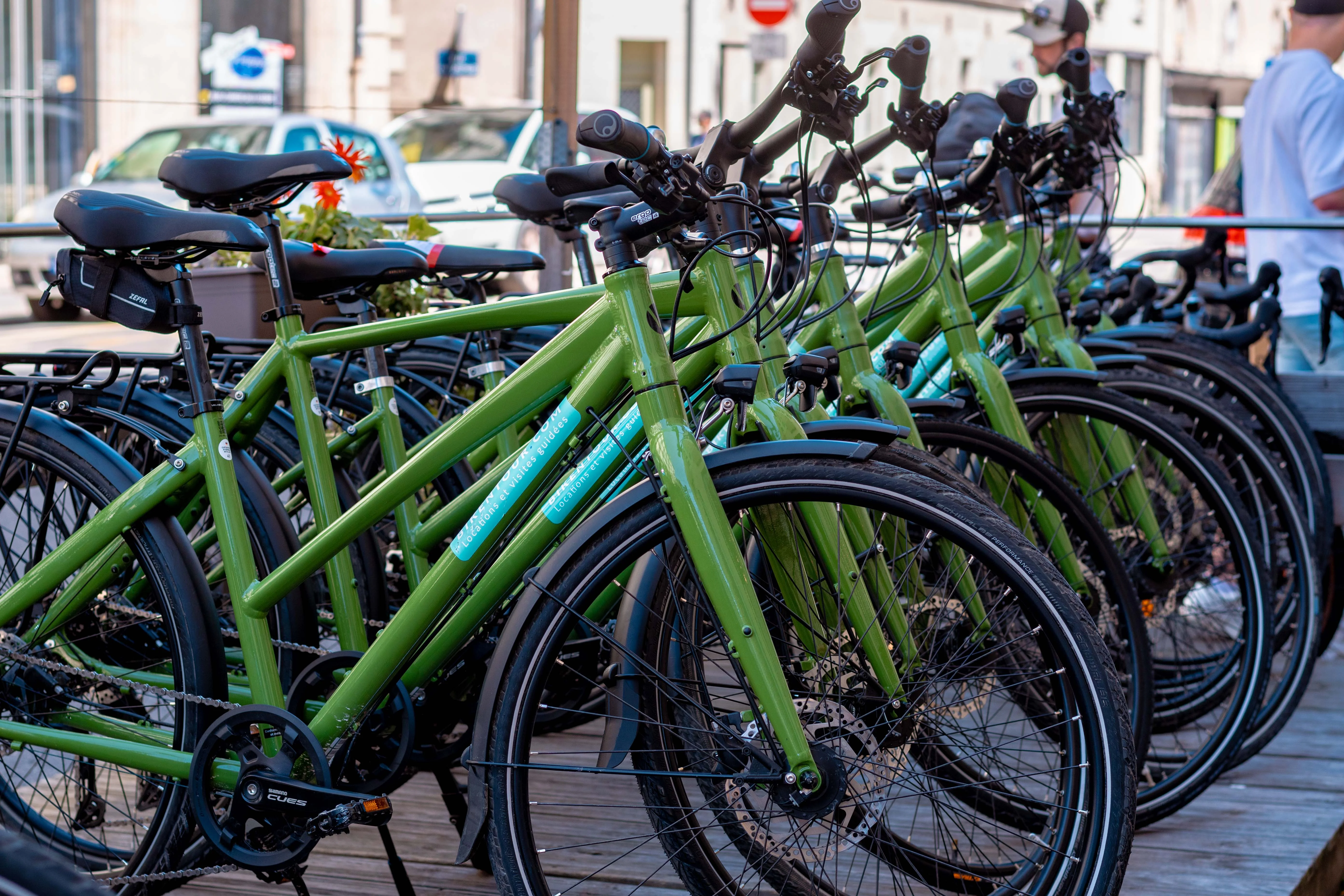 vélos en location de l'agence BikeNTour à Nantes centre