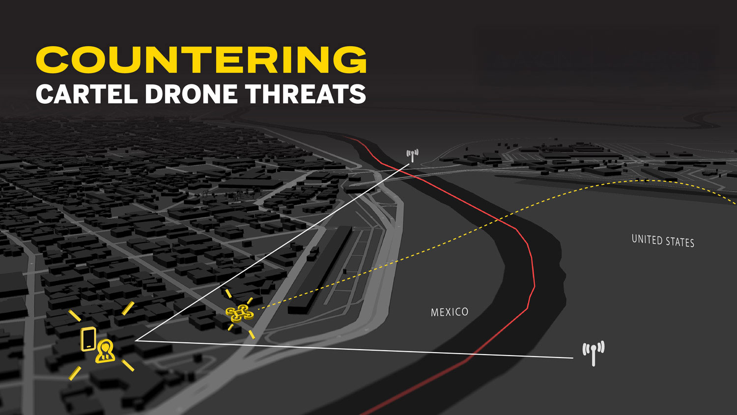 مواجهة تهديدات الطائرات بدون طيار التابعة للكارتل: كيف يمكن لأنظمة CUAS أن تحمي عملاء دوريات الحدود الأمريكية