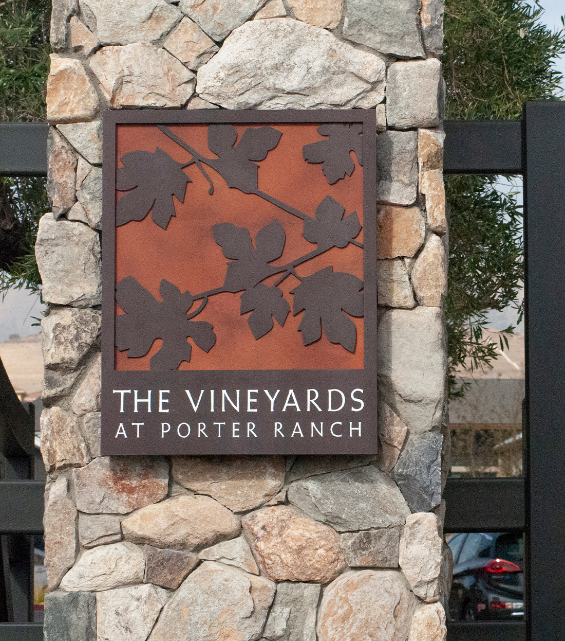 The Vineyards Signage