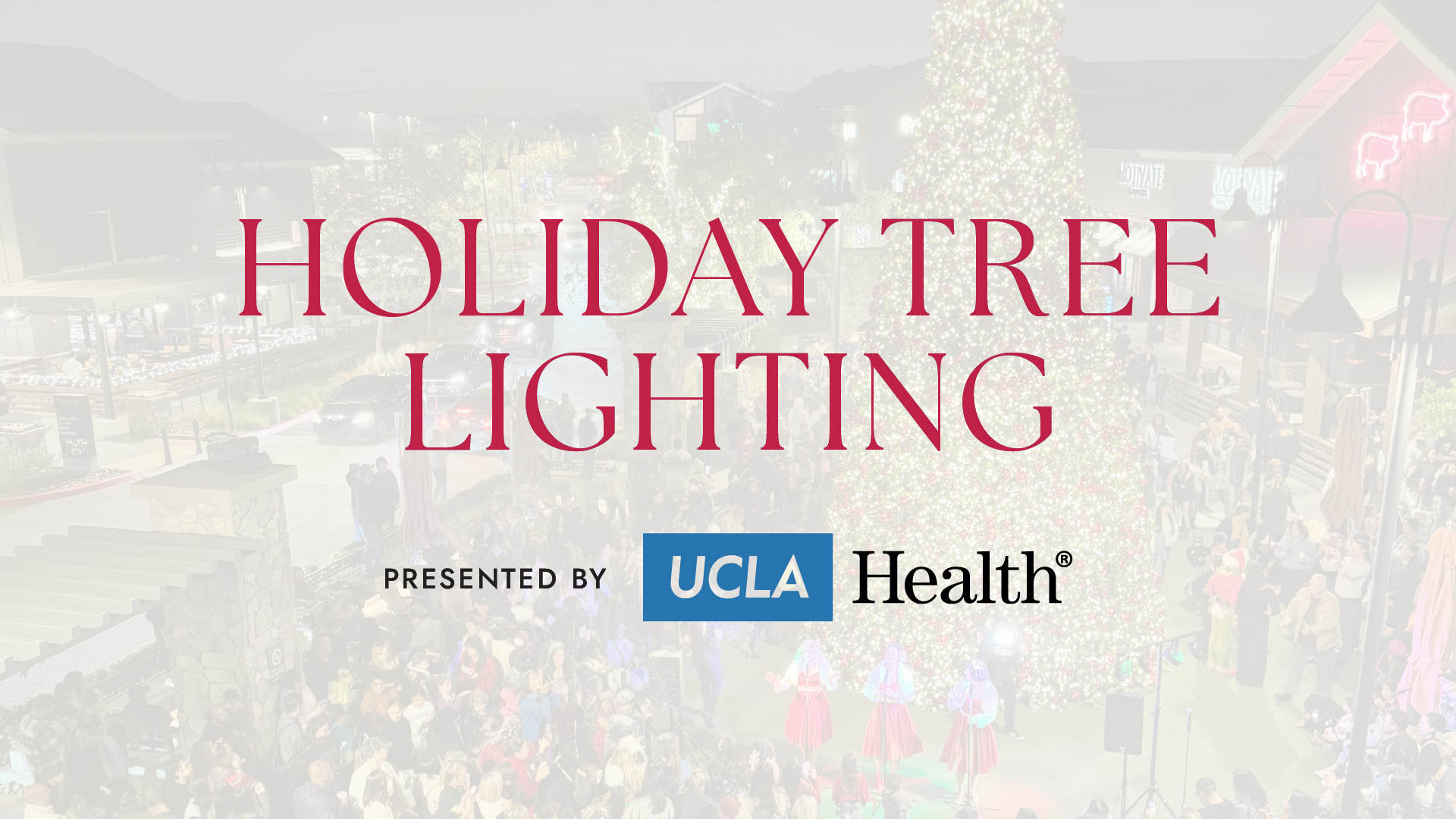 Image representing the Tree Lighting event at The Vineyards at Porter Ranch in Porter Ranch, CA 91326