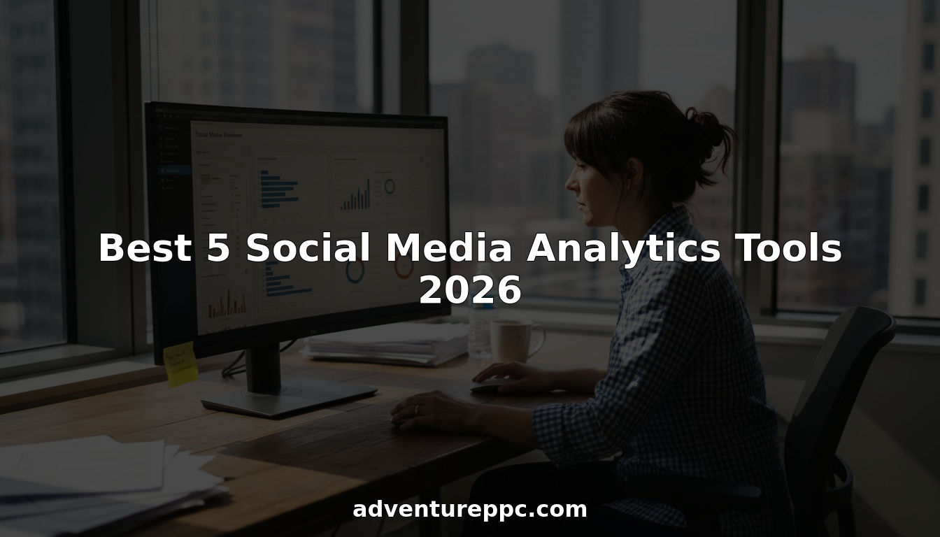 Best 5 Social Media Analytics Tools 2026