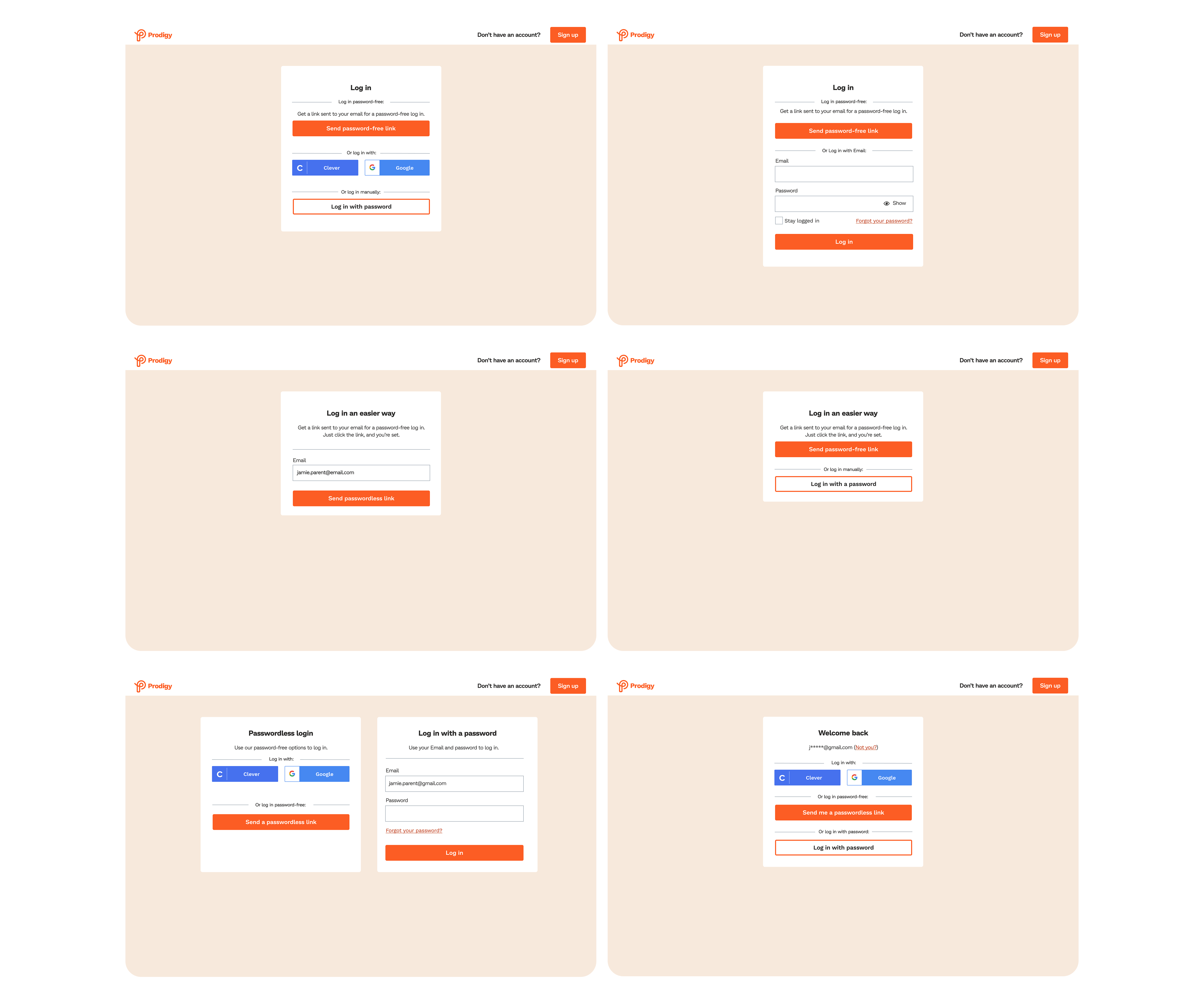 Visual design explorations.