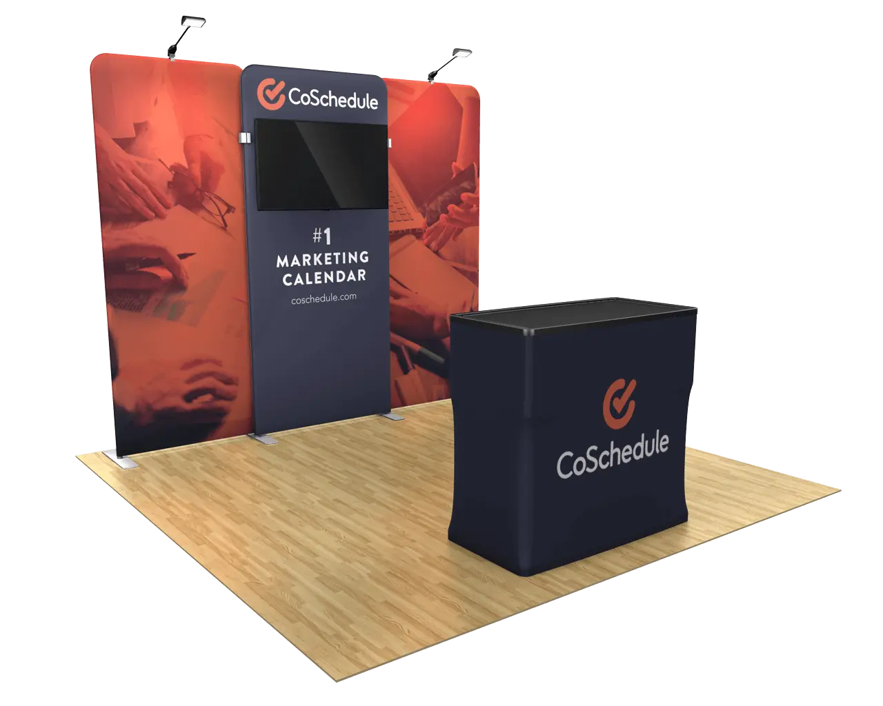 Waveline Media 10ft Trade Show Display Kit - 10.09