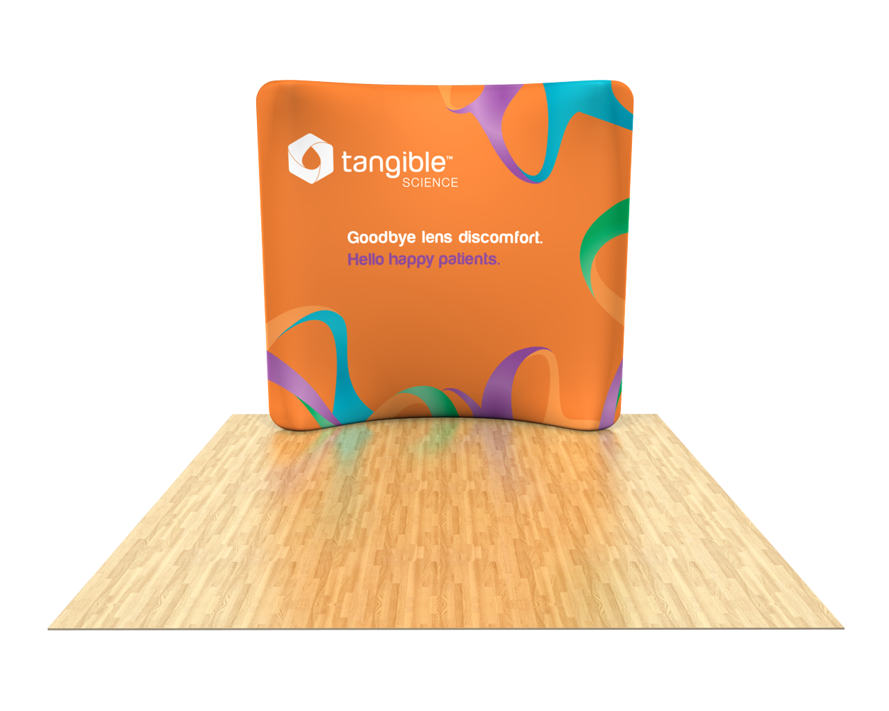 Waveline 8ft Curved Tension Fabric Display