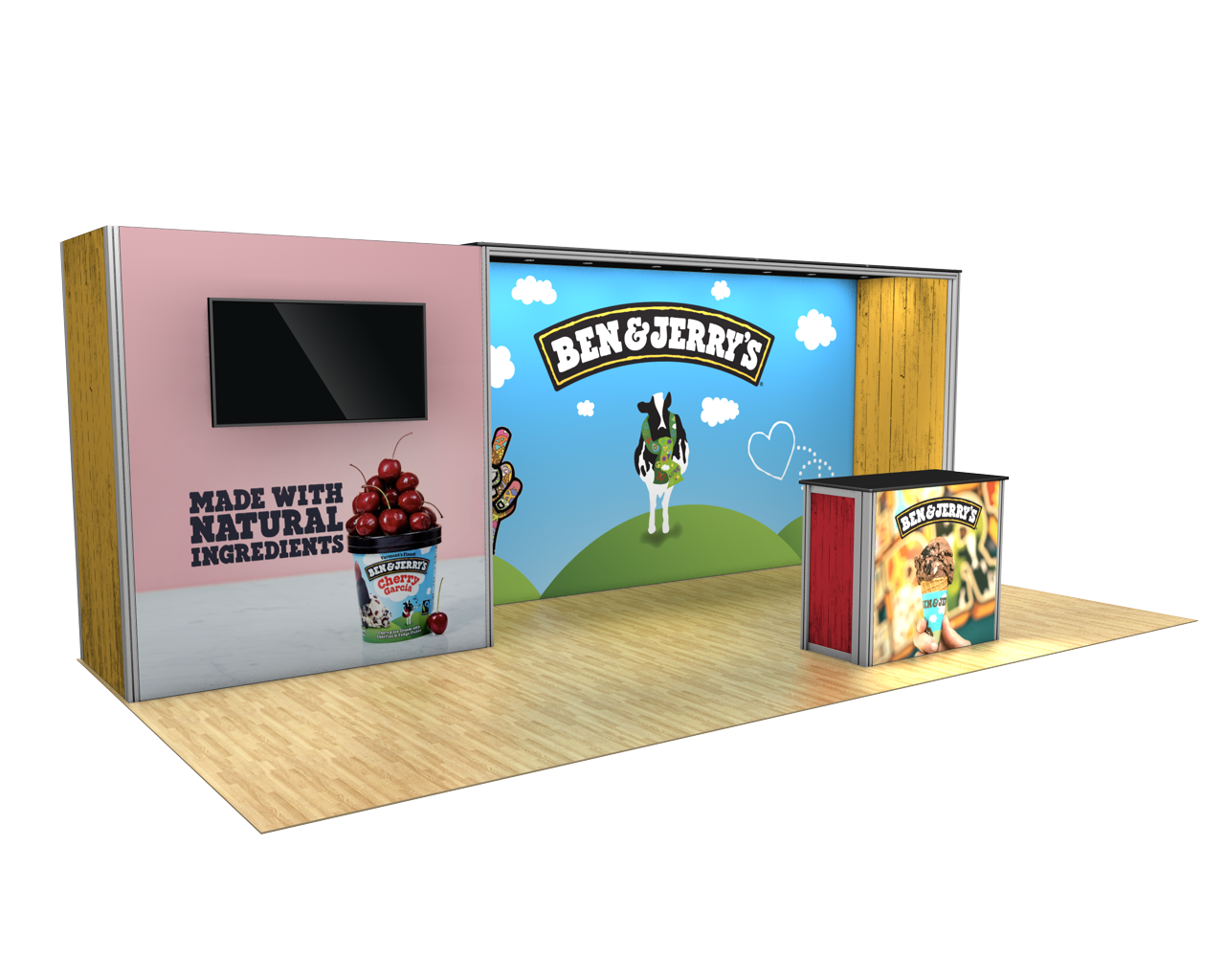 XRline Modular 10ft Trade Show Display Kit - 20.08