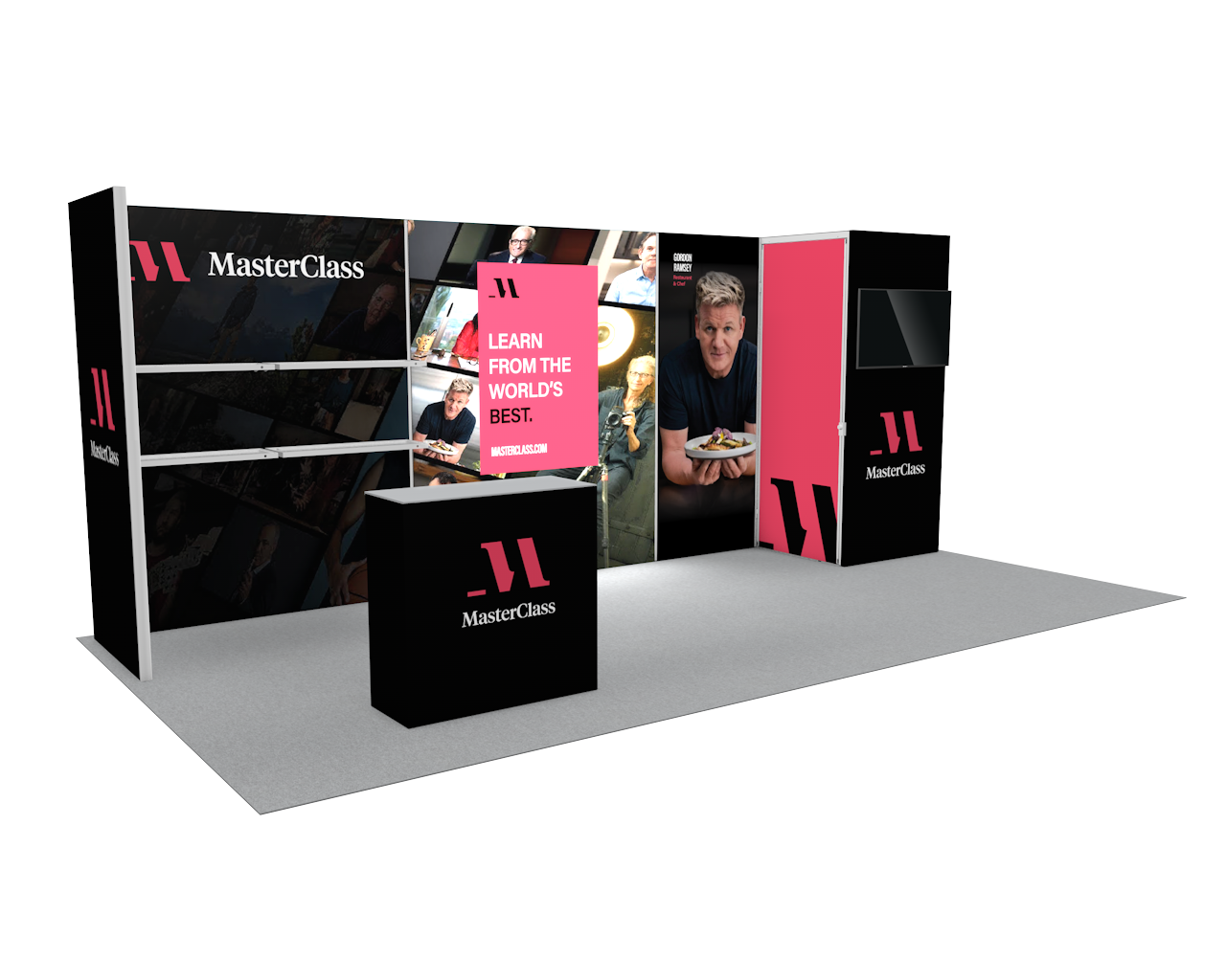 Looboo Backlit Trade Show Display Kit - 20.06