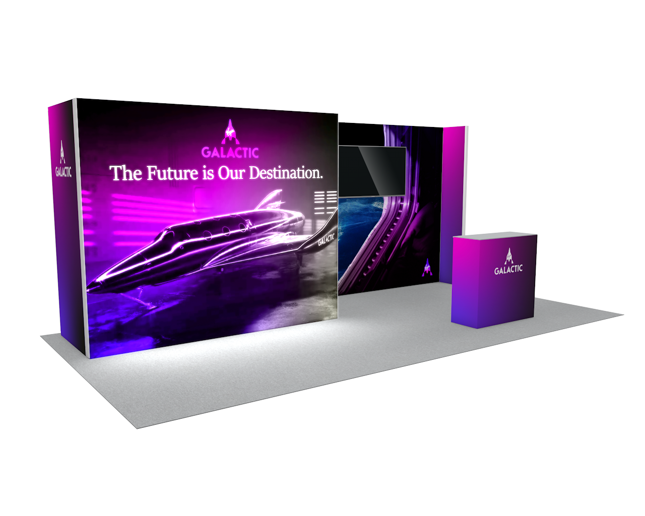 Looboo Backlit Trade Show Display Kit - 20.03