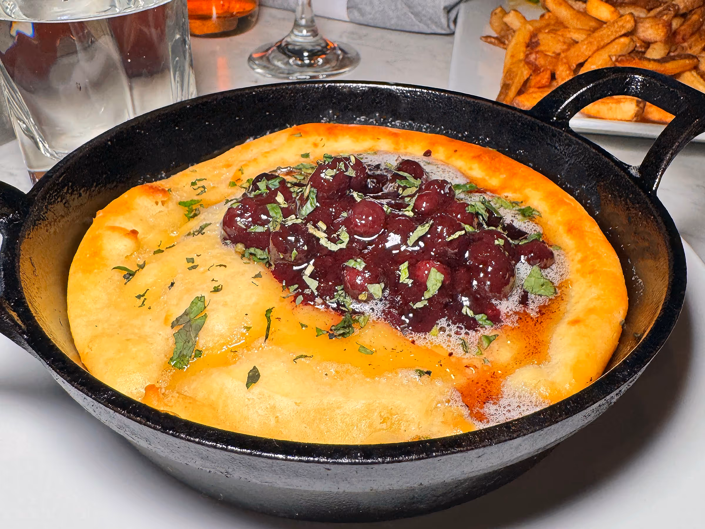 Cast Iron Skillet Pancake at Essex Bottomless Brunch NYC