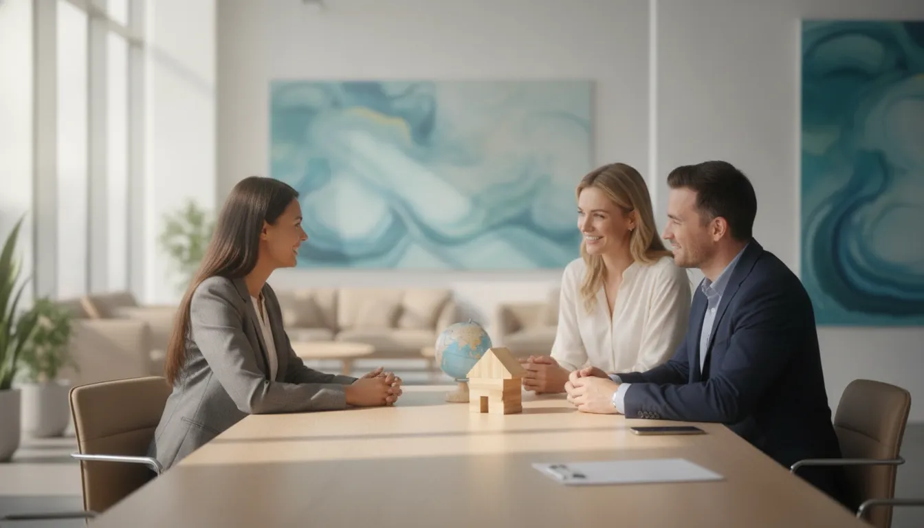Relocation coordinator planning an executive relocation with a household
