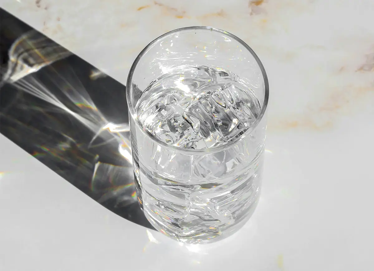 Glass of water