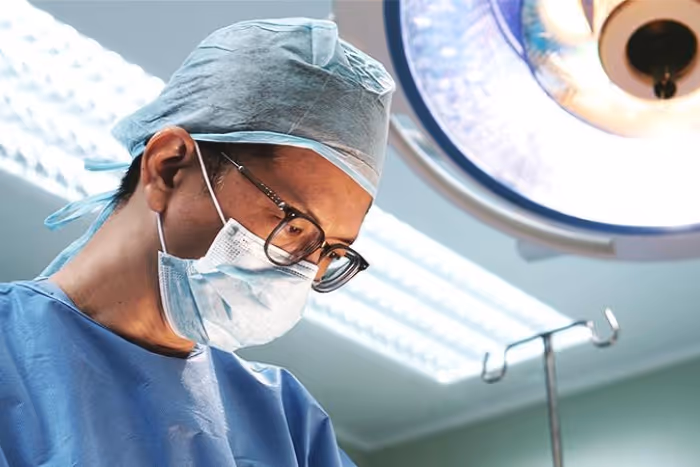 Dr Ivan Puah during VASER Lipo Surgery Singapore