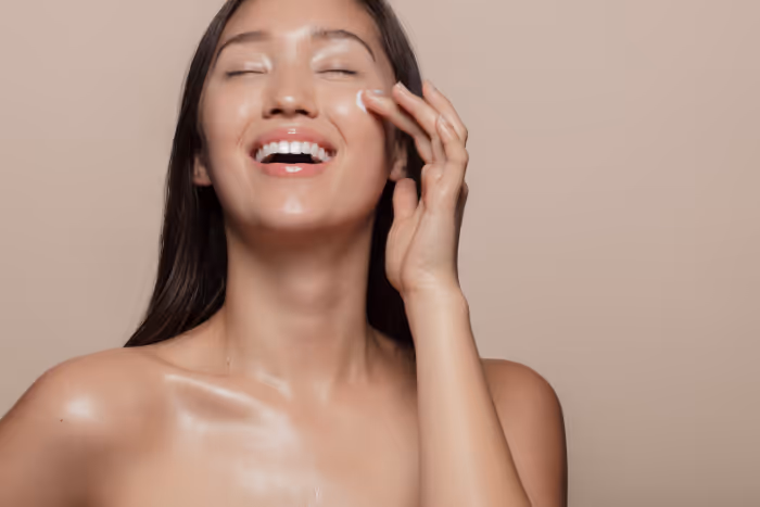 postpartum skin and body myths glowing skin photo source shutterstock