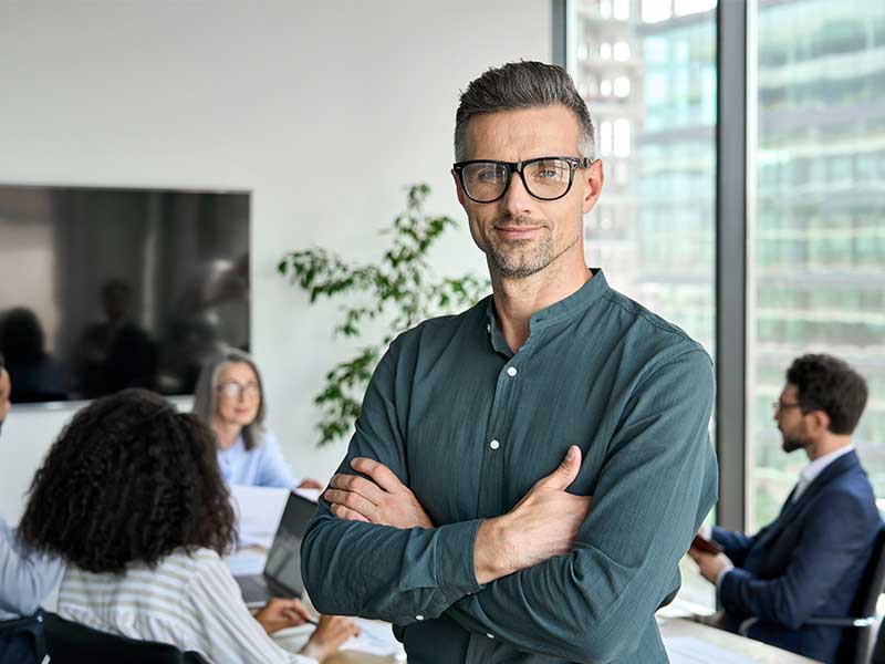 Man who looks like a Managing Director or CEO