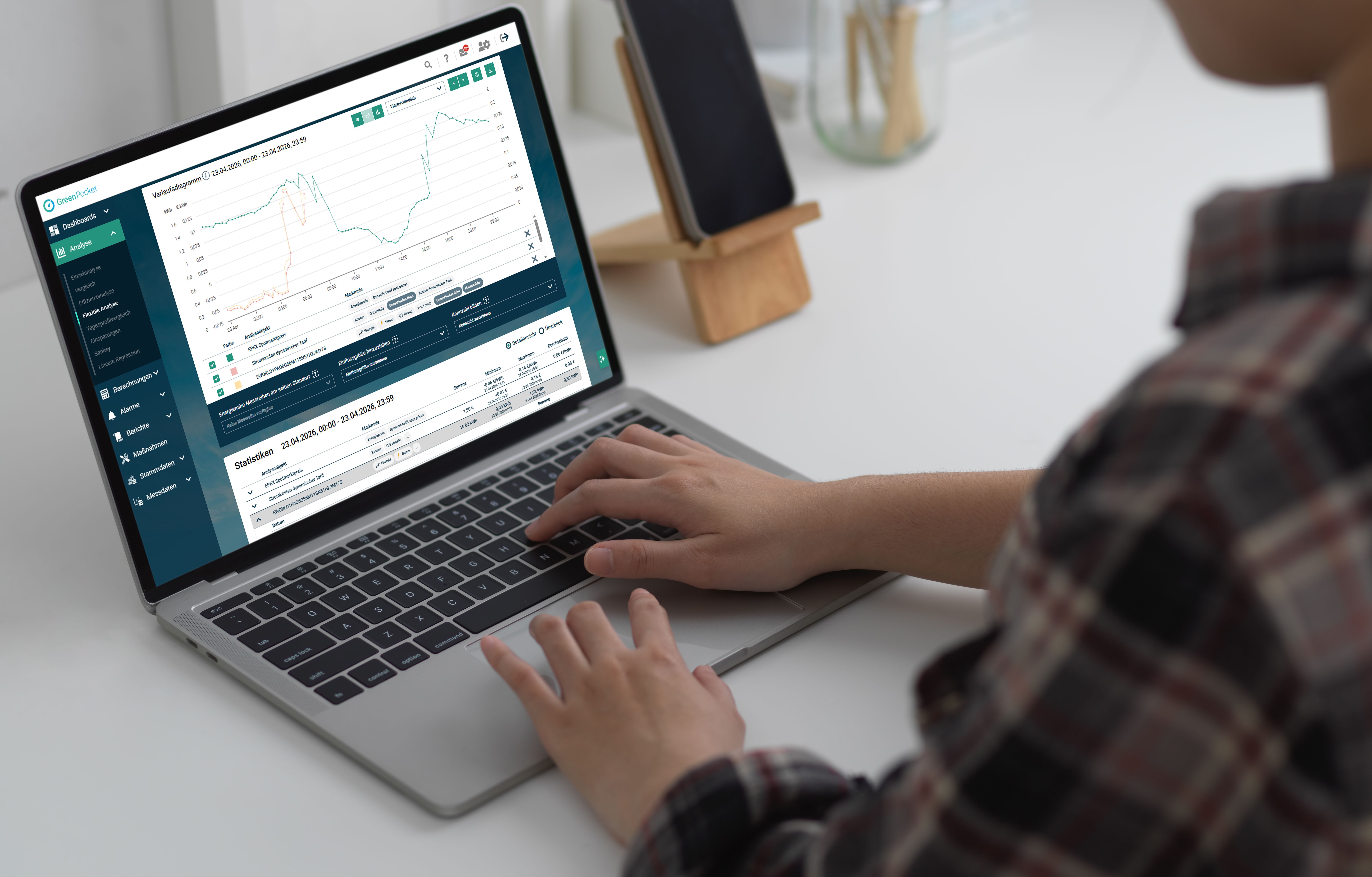 Dynamic tariffs in the energy management software for business customers: from passive energy usage to consumption and cost control