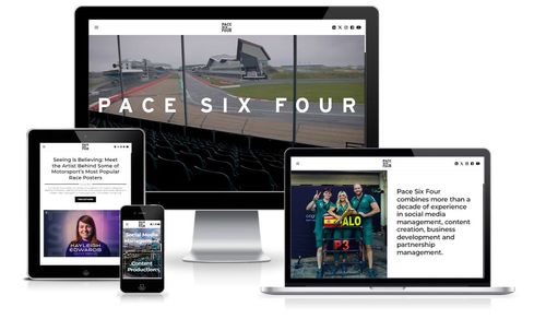 Pace Six Four Website Design