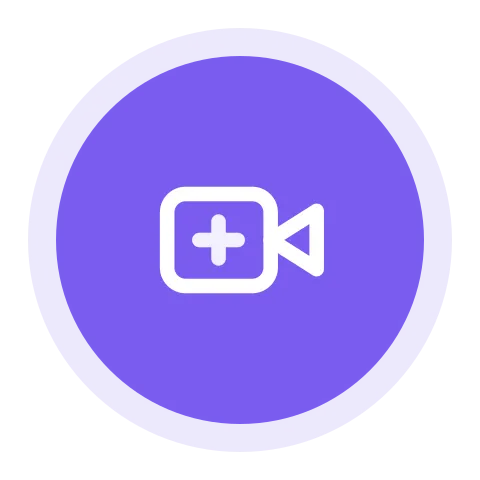 Learners' Video Submission journey icon