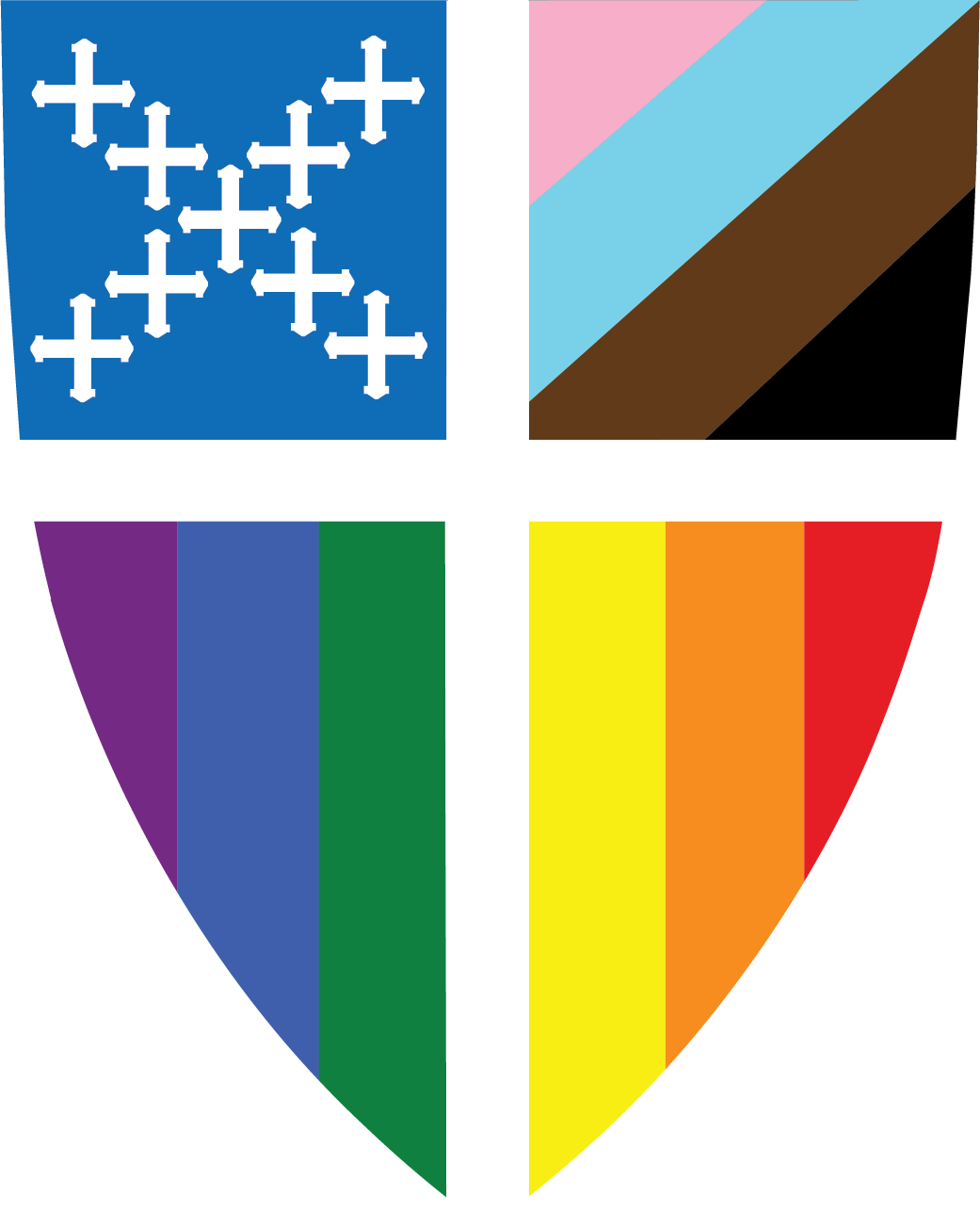 The Episcopal Church LGBTQ+ Pride shield.