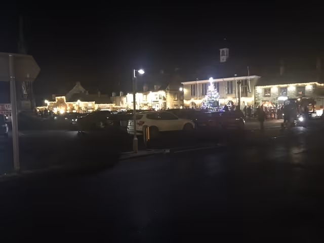 Christmas Light in Helmsley, Yorkshire