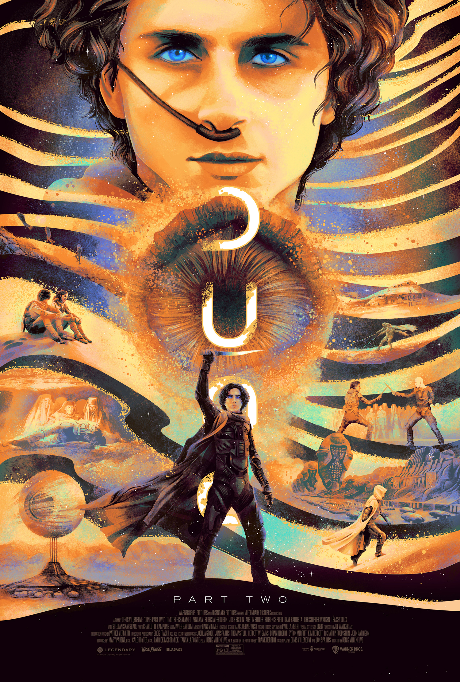 Dune part two poster