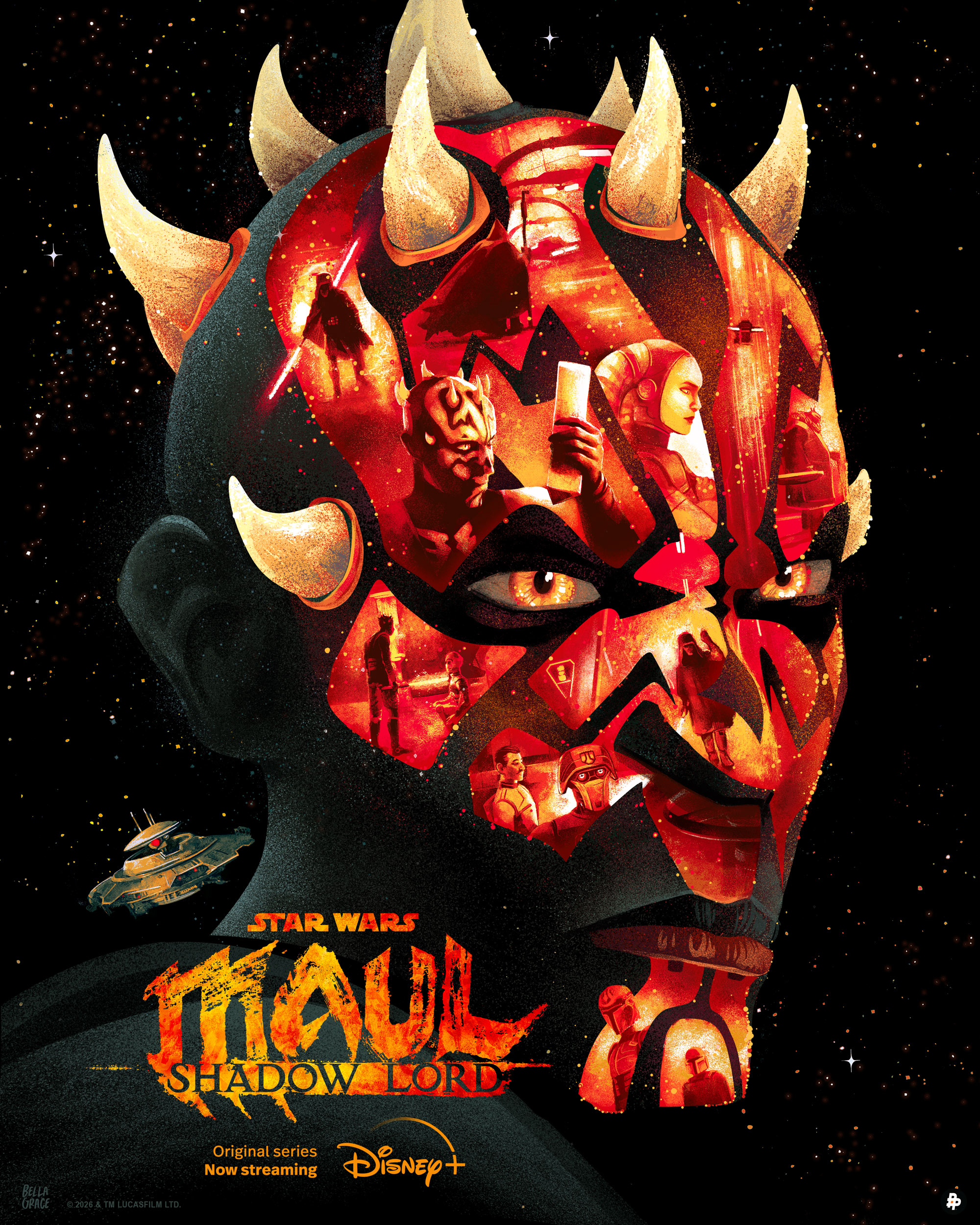 Star Wars MAUL shadow lord poster
