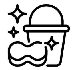 Bucket Icon for end of tenancy Cleans byShine Cleaning Servives in Sherston