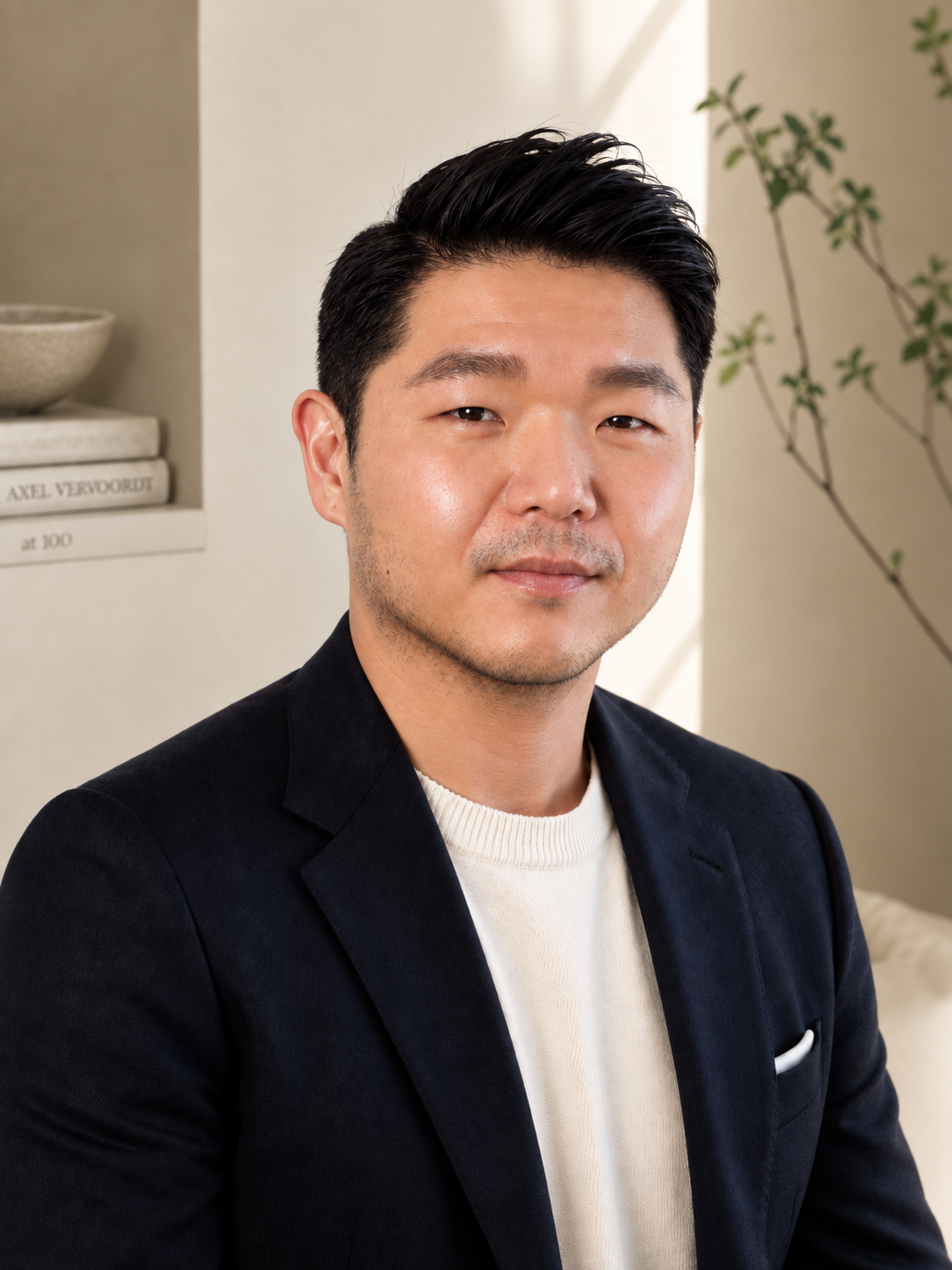 Bio Photo of Ozzy Kim Owner of Ozzy K Designs (ozzykdesigns), a premier, award winning interior design agency in Las Vegas Nevada