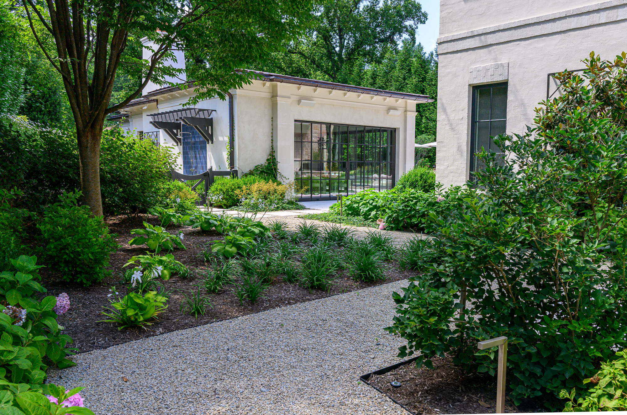 Luxe Poolside Garden