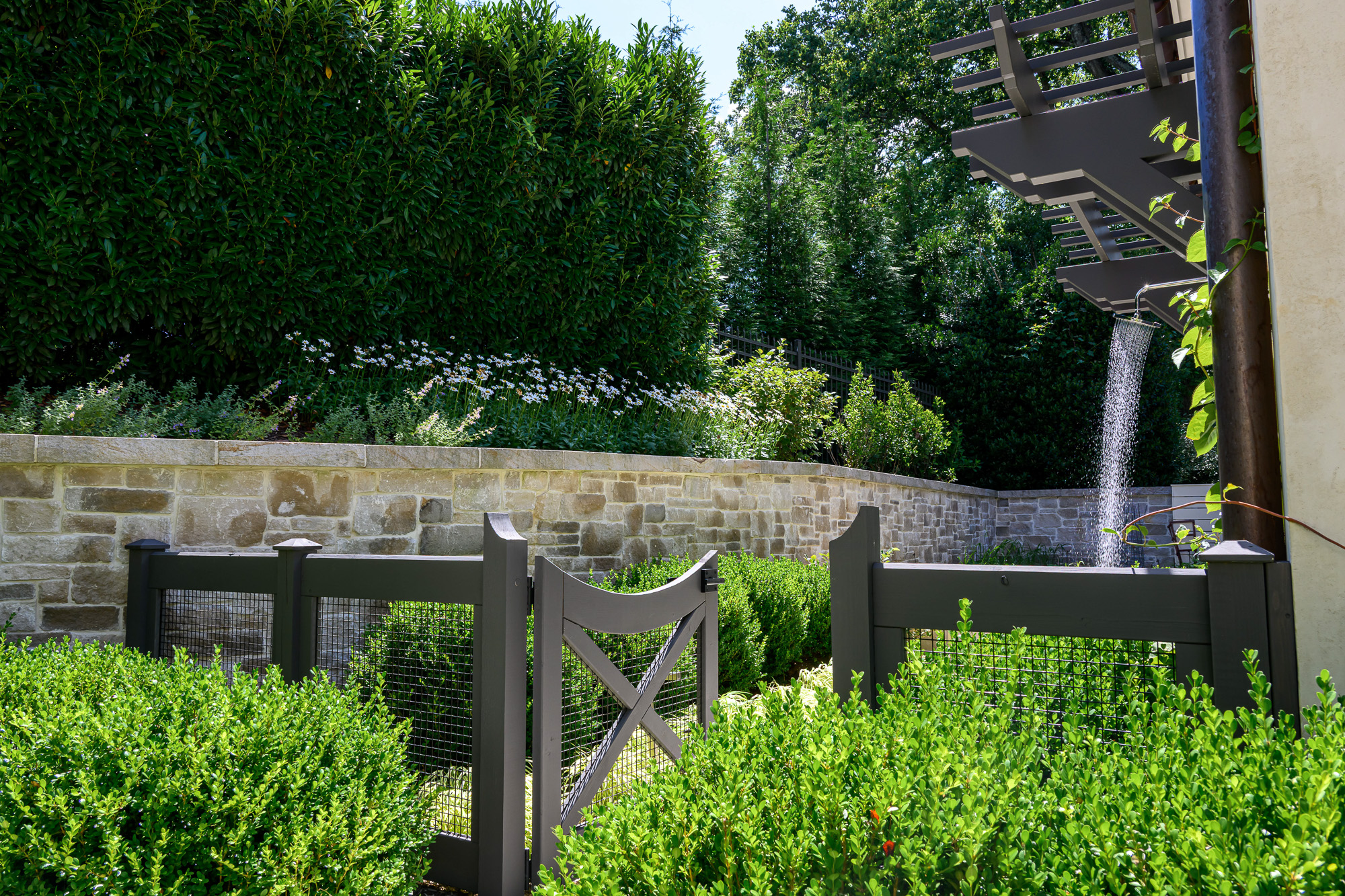 Luxe Poolside Garden