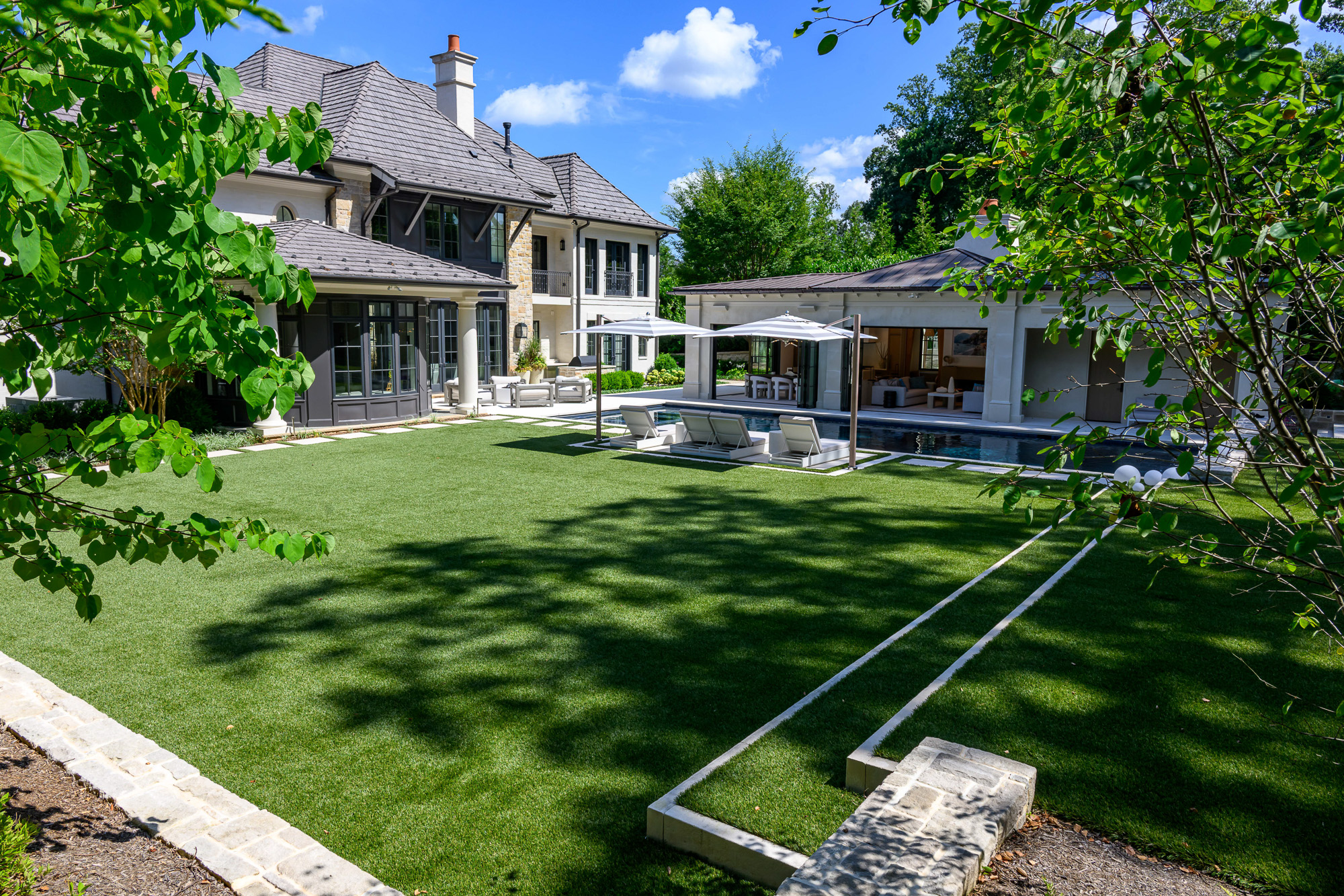 Luxe Poolside Garden