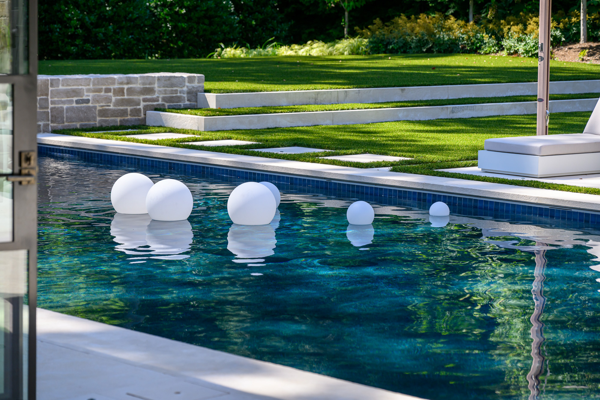 Luxe Poolside Garden